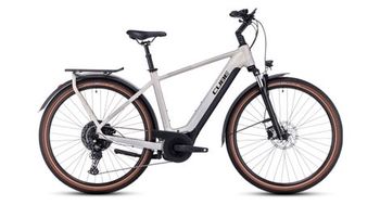 Cube touring hybrid pro 500 bicicleta hibrida electrica shimano deore 11s 500 wh 700 mm plata nacarada