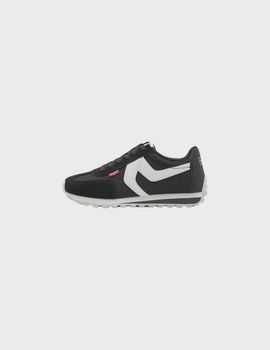 Zapatillas levis stryder red tab s mujer negro