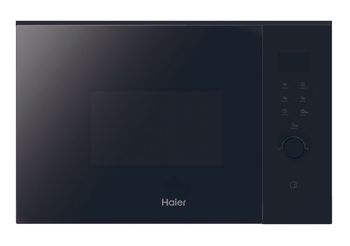 Microondas Integrable - HAIER H38FMWID627N, 25L, Negro