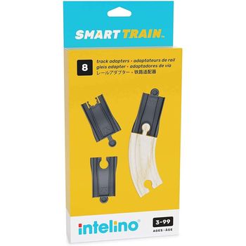 Intelino Smart Train Set de Adaptación para Rieles de Madera Negro