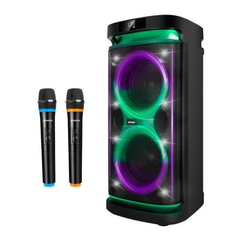 Phoenix Rumbleboss XL Altavoz Bluetooth Karaoke Portátil 160W RMS Negro