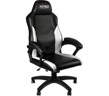 C100 Gaming Chair - Black & White, Black