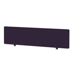 Air Desktop Screen 1800x400mm Bespoke Tansy Purple Fabric