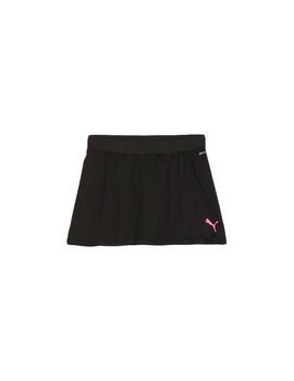 Falda de pádel puma individual padel negro mujer