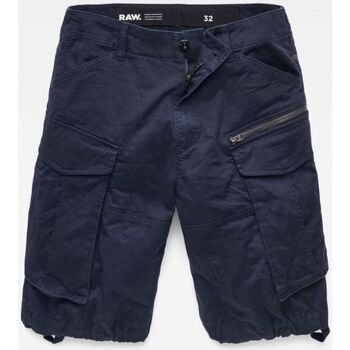 G-Star Raw Short D08566 5126 BASE - ROVIC ZIP 1/2-4213 MAZARINE BLUE para hombre