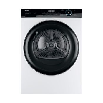 Secadora Condensación -Haier HD90-A3939-IB, Bomba de Calor, 9 Kg, Blanco