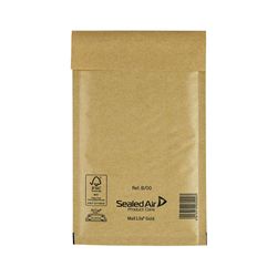 Mail Lite Bubble Postal Bag Gold B00-120x210 Pack of 100 101098090