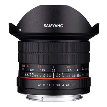 Samyang Objetivo Fisheye 12mm F2.8 ED AS NCS para Canon EF