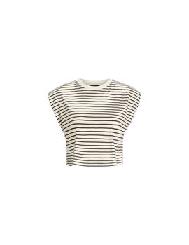 Camiseta jack and jones jxzoe sl rlx mujer vanilla ice