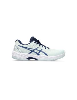 Zapatillas de tenis asics gel-game 9 clay/oc mujer blanco/azul