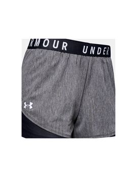 Pantalones cortos under armour play up 3.0 twist mujer gris