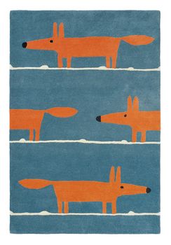 Alfombra lana scion mr-fox-denim 25318 140x200cm