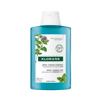 klorane champú detox a la menta acuática 200 ml