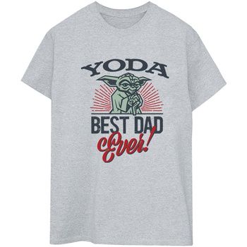 Disney Camiseta manga larga Mandalorian Dad para mujer