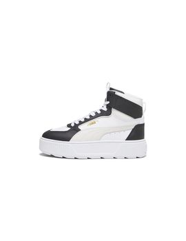 Zapatillas puma karmen rebelle mid mujer blanco-negro