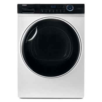 Secadora Condensación - Haier HD90-A3979-S, Bomba de Calor, 9 Kg, Blanco