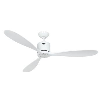 CasaFan Aeroplan Eco Ventilador de Techo Motor DC con Luz y Mando 132cm Blanco