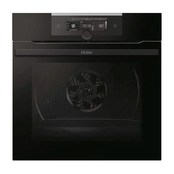 Horno Multifunción - Haier HWO60SM2F3BH, 60 cm, Aquálisis, Negro